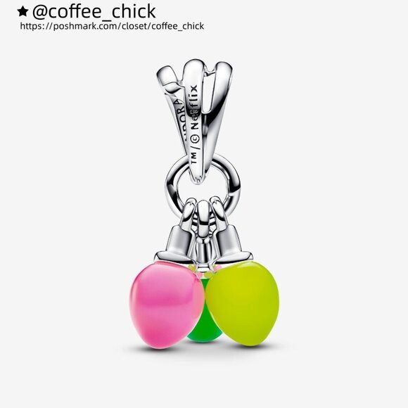 Pandora Stranger Things Glow-in-the-dark Run Dangle Charm - Picture 2 of 5